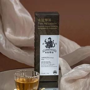 【水屋厚茶】 NS茶葉膠囊 兼容Nespresso 可分解環保膠囊 琥珀 青茶 (中發酵青茶) 10顆入/盒