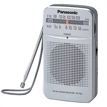 Panasonic國際口袋型二波段收音機(RF-P50)