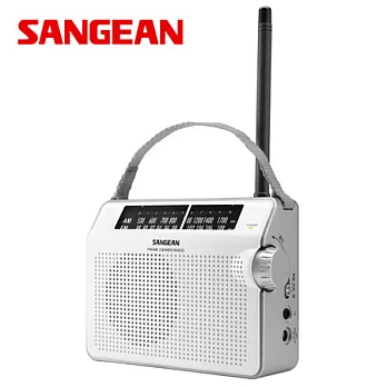 SANGEAN 調頻/調幅 二波段復古收音機 (PR-D6)白色