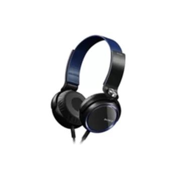 SONY重低音耳罩式耳機MDR-XB400藍色