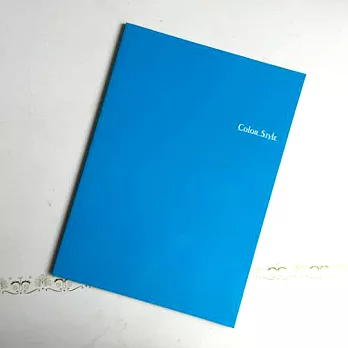 ColorStyle 膠裝筆記本。16K土耳其藍