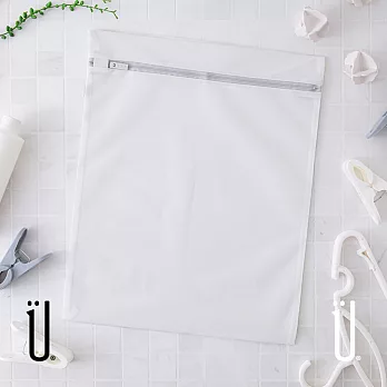 UdiLife 白色 細網洗衣袋/方型40x50cm