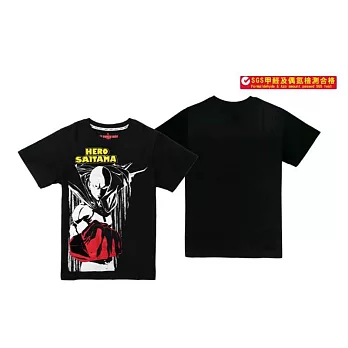 一拳超人-潮流T-shirt(英雄琦玉)L黑色