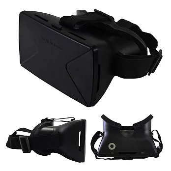 IS愛思 3DX 人體工學頭戴式VR眼鏡 磁控開關設計黑色