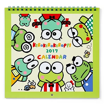 《Sanrio》大眼蛙 2017壁曆(M)