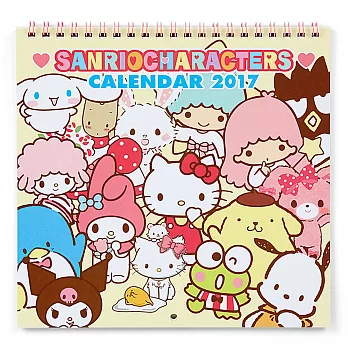 《Sanrio》SANRIO角色大集合 2017壁曆(M)