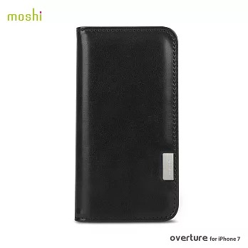 Moshi Overture for iPhone 7 (4.7’’) 側開卡夾型保護套黑