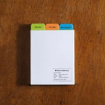 【kleid stationery】3type memo label(A7)(White)