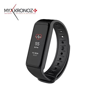 MyKronoz ZeFit3 HR 防水心率運動腕錶黑色