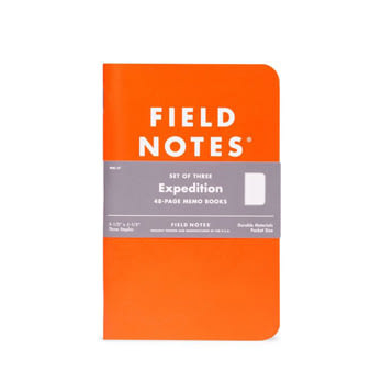 FIELD NOTES防水筆記本三本裝