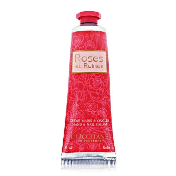 L’OCCITANE 歐舒丹 玫瑰皇后美甲護手霜(30ml)-百貨公司貨