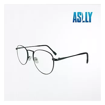 【ASLLY】韓款氣質黑色細框濾藍光眼鏡