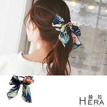 【Hera】赫拉 雪紡碎花蝴蝶結髮圈-2色(印花款)