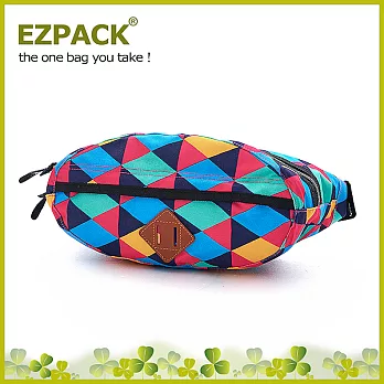 EZPACK 豬鼻跨背大腰包 EZ91122 幾何紅