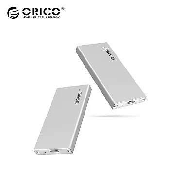 ORICO USB3.0 Type-C mSATA全高迷你外接盒(銀) MSA-UC3-SV