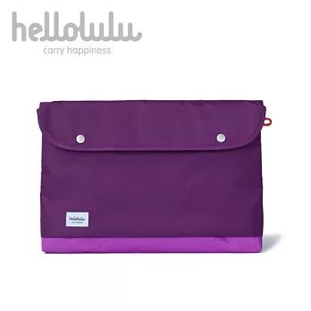 Hellolulu Tess-15吋輕便手提電腦包-紫