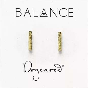 DOGEARED 平衡骨 金耳環 Balance Studs 附原廠盒