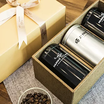 哈亞咖啡【極上禮盒F-1】巴拿馬 + 白金曼特寧+耶加雪菲 (進口密封罐＂大＂x3 +咖啡豆150g x3)