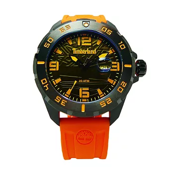 Timberland 前進探險國度時尚運動休閒腕錶-橘-TBL.14416JSB/02P