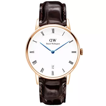 DW Daniel Wellington Dapper York 玫瑰金/34mm