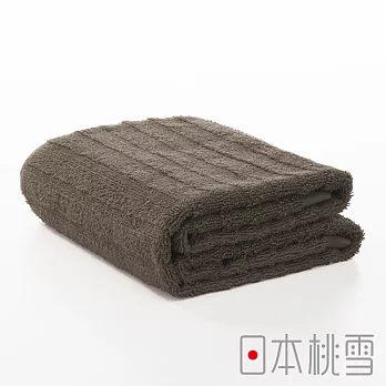 日本桃雪【男人浴巾】共4色-深咖啡色