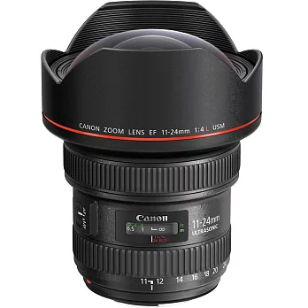 (公司貨)Canon EF 11-24mm F4 L USM 廣角變焦鏡頭-送大吹球+拭鏡筆+拭鏡布