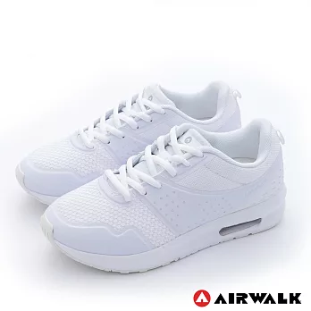 AIRWALK(男) - 抛物線 減壓彈力氣墊緩衝運動鞋 10.5白