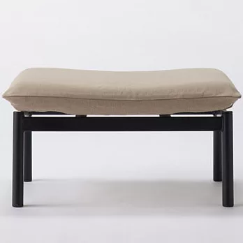 [MUJI無印良品]棉平織單人休閒沙發凳用套/米色(本體需另購)