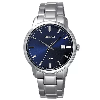 SEIKO 菱閣時尚日期腕錶-SUR193P1