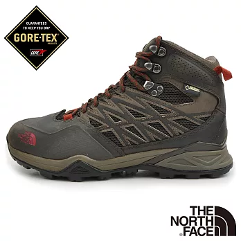 【The North Face】男 GT中筒登山鞋US9灰咖啡/紫檀紅