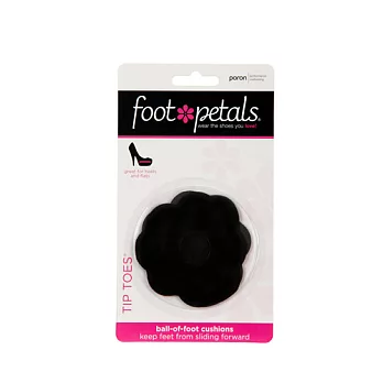 【美國Foot Petals】時尚舒適鞋墊-前腳墊(黑色)FP72052-001前腳墊(黑色)