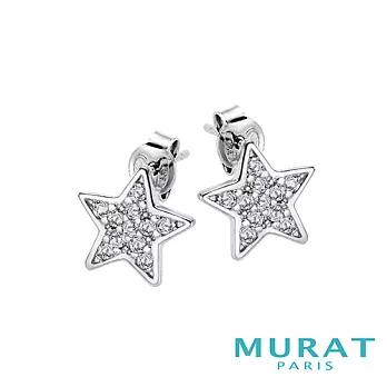 MURAT PARIS米哈巴黎 時尚星形滿鑽耳環