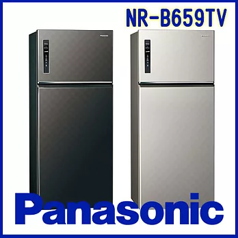 Panasonic 國際牌 650L ECONAVI無邊框鋼板系列 NR-B659TV-S銀河灰