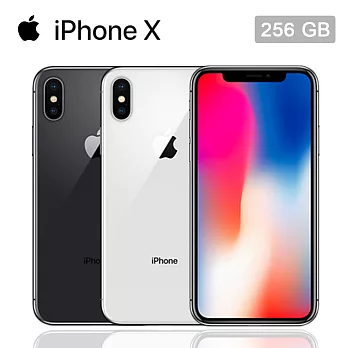 Apple iPhone X 256G 高階防水智慧機-銀 ※贈保護貼+保護套※ 銀