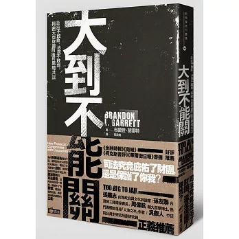 大到不能關：政府不敢動、法院不敢判，揭密大型財團背後的黑暗共謀