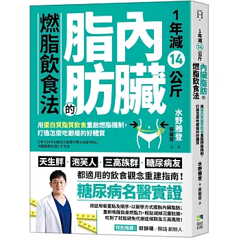 1年減14公斤內臟脂肪的燃脂飲食法：用蛋白質脂質飲食重啟燃脂機制，打造怎麼吃都瘦的好體質