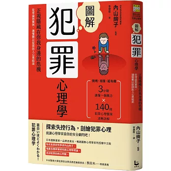 圖解犯罪心理學 : 正視隱藏在你我身邊的危機 從理論到實例,讀懂難以捉摸的人心黑暗面 /