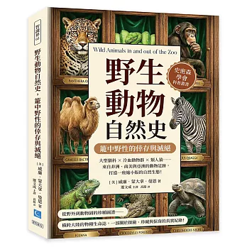 野生動物自然史，籠中野性的倖存與滅絕：大型貓科×冷血動物群×類人猿……來自非洲、南美與亞洲的動物足跡，打造一座縮小版的自然生態！