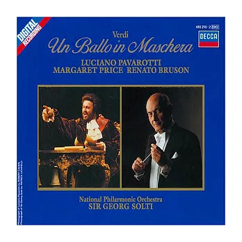 Verdi: Un Ballo in Maschera / Pavarotti, Price, Bruson, Solti Conducts National Philharmonic Orchestra