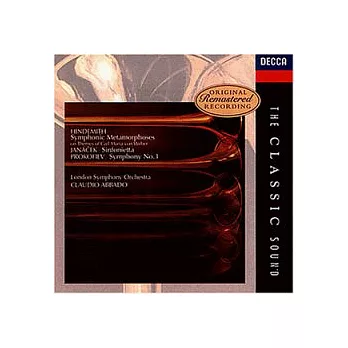 Hindemith: Symphonic Metamorphoses / Janacek: Sinfonietta / Prokofiev: Symphony No.3 / LSO & Claudio Abbado