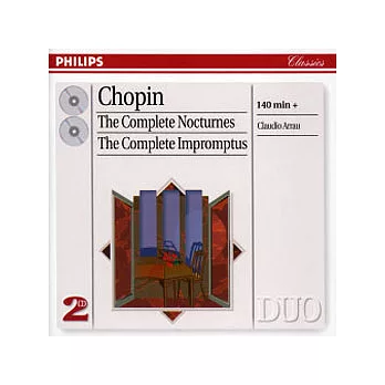 Chopin: Complete Nocturnes & Impromptus / Arrau, piano