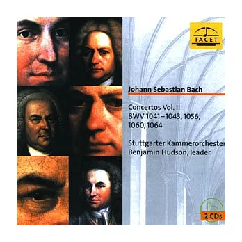 Johann Sebastian Bach - Concertos Vol. 2 / Stuttgarter Kammerorchester & Benjamin Husdon, Leader