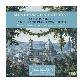 MENDELSSOHN EDITION VOL.1 ORCHESTRAL MUSIC (4CD)