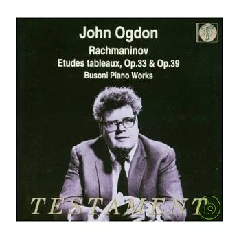 Sergej Rachmaninoff : Etudes-Tableaux op.33 & op.39 / John Ogdon