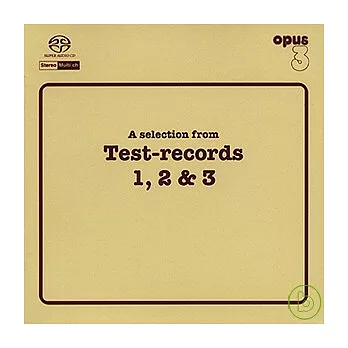 A Selection from: Test-records 1,2 & 3 (SACD)