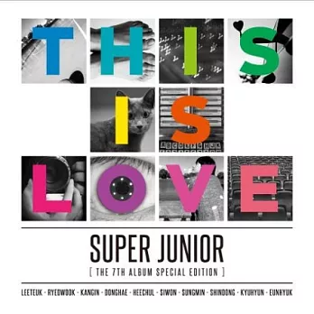 SUPER JUNIOR / 第七張正規專輯特別版「THIS IS LOVE」(C版/台壓版 CD+DVD) 銀赫版(E)