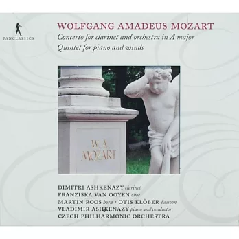 Wolfgang Amadeus Mozart : Klarinettenkonzert KV 622 / Dimitri Ashkenazy , Vladimir Ashkenazy , Otis Klober , Franziska van Ooye