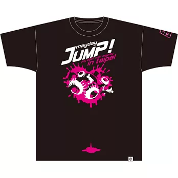 五月天/[Re: Live] Jump! 爆炸心心黑T-XL