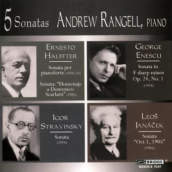 安德魯‧蘭吉爾演奏五首鋼琴奏鳴曲 (CD)