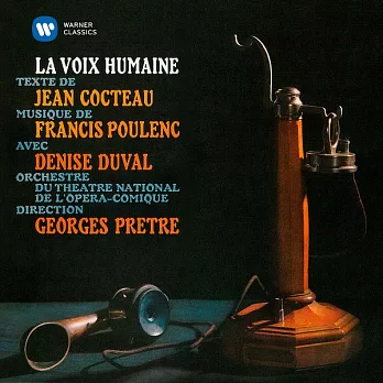 浦朗克：歌劇《人聲》全曲 & 科克托：美麗的漠然 / 迪瓦爾〈女高音〉伊迪絲‧琵雅芙〈旁白〉普赫特〈指揮〉巴黎喜歌劇院管弦樂團 (CD)